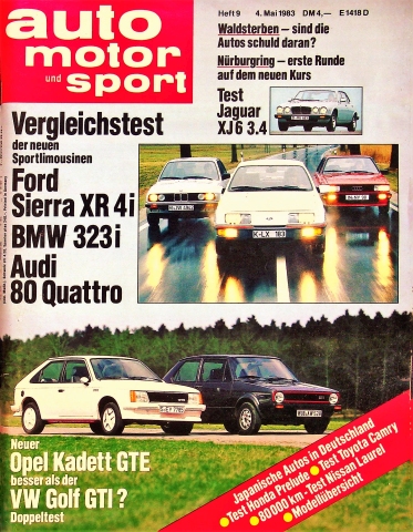 Deckblatt Auto Motor und Sport (09/1983)